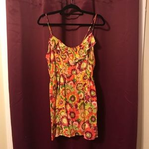 Sleeveless short summer dress xL